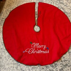 Christmas tree skirt used once